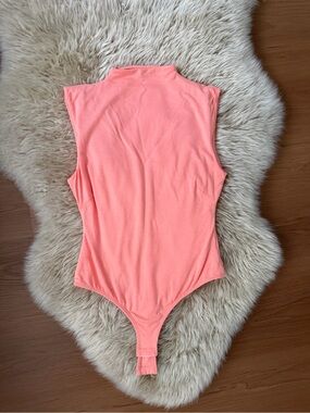 JLUXLABEL Coral Sleeveless One-Piece Bodysuit